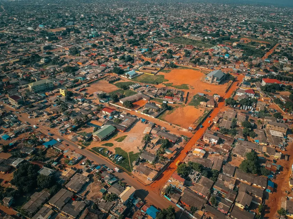 aerial-photography of city